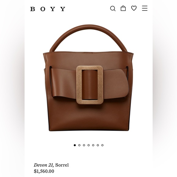 Authentic BOYY Brown Devon 21 Top Handle Bag Retail 1,560$ - Picture 14 of 14
